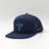 Gorra azul vicera plana